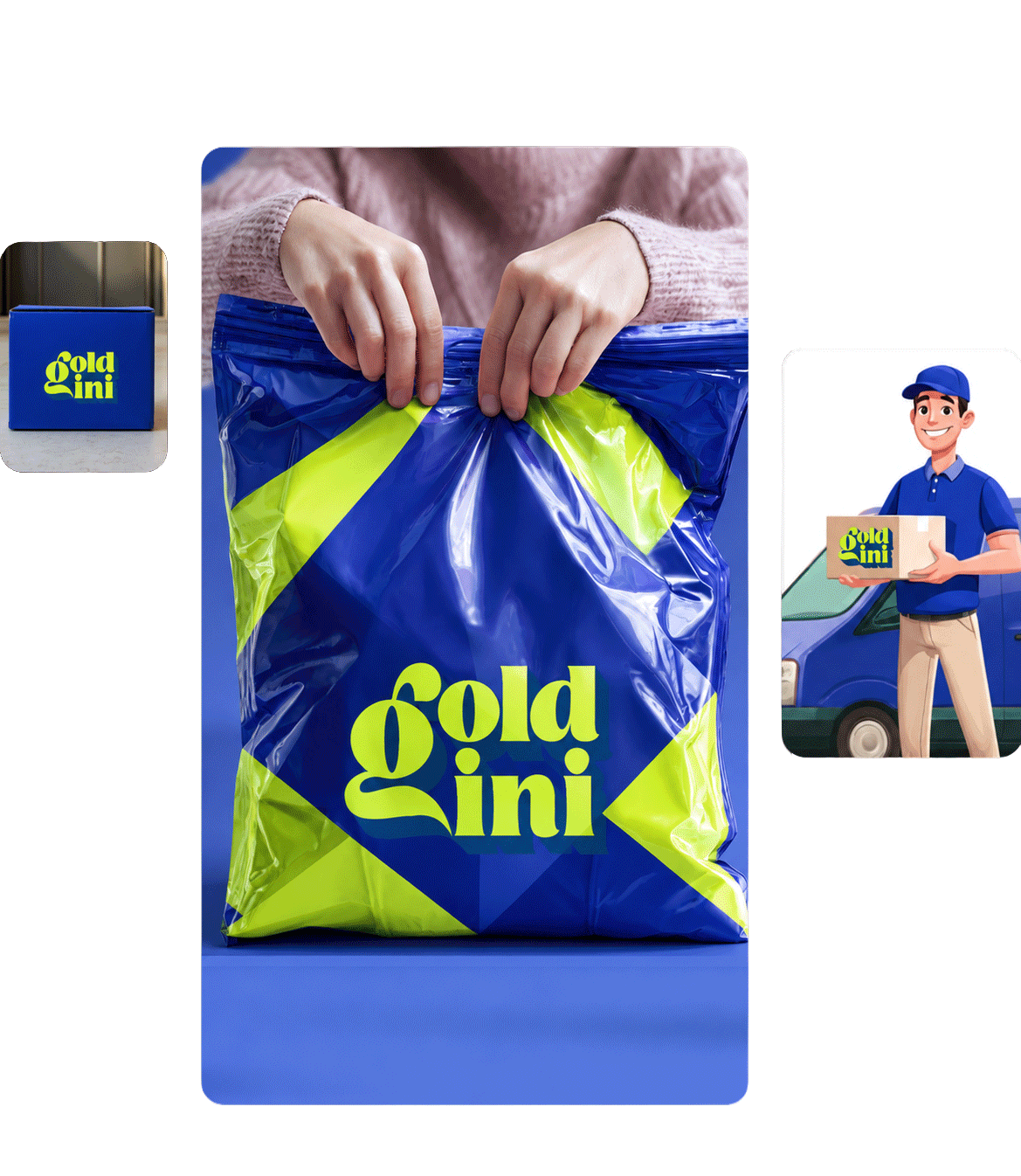 GoldGini packaging and delivery